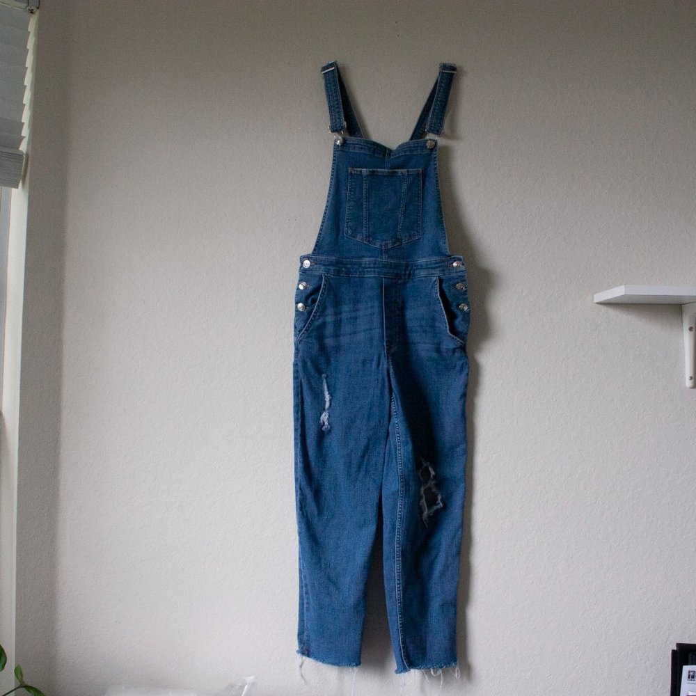 HM Crop Divided Bib Overalls